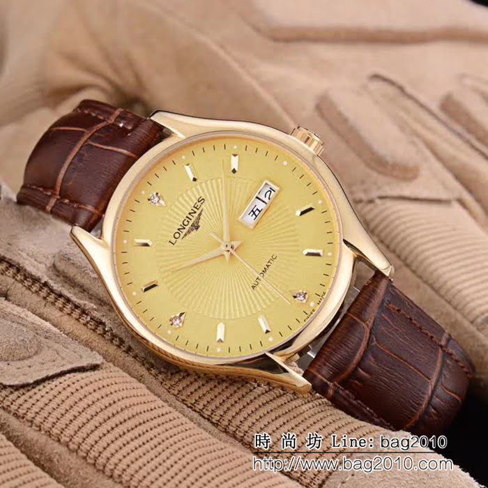 LONGINES浪琴 經典大三針 全自動機械 精品男士腕表 WSS0009